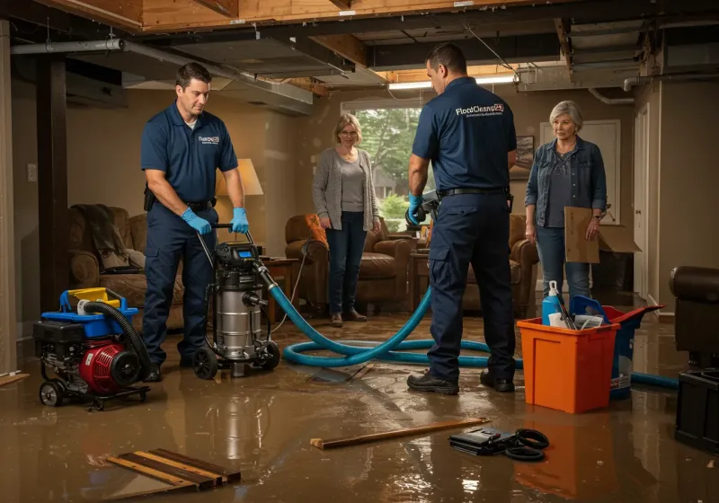 Basement Water Extraction and Removal Techniques process in Bay Village, OH